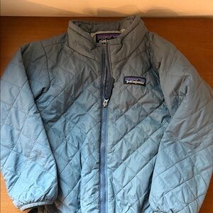 Patagonia Kids Quilted Puffer Jacket - Dusty Blue